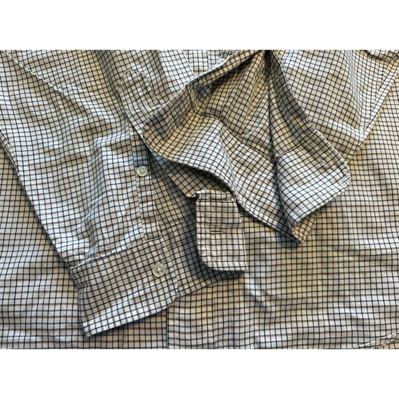 Ralph Lauren Classic Fit Navy/Brown/White Check w/Blue Pony XXL Button Up Shirt - Picture 8 of 12